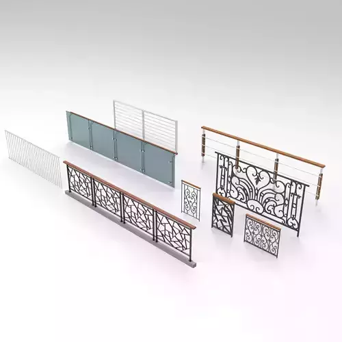 Railing railings and fences