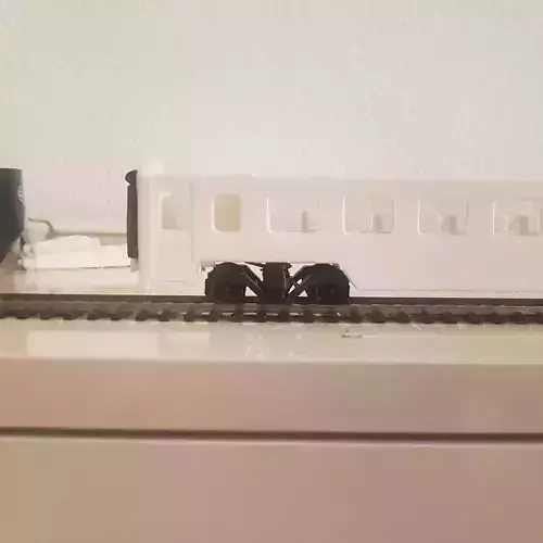 HO Scale 3D printable Passenger Wagon TVS2000