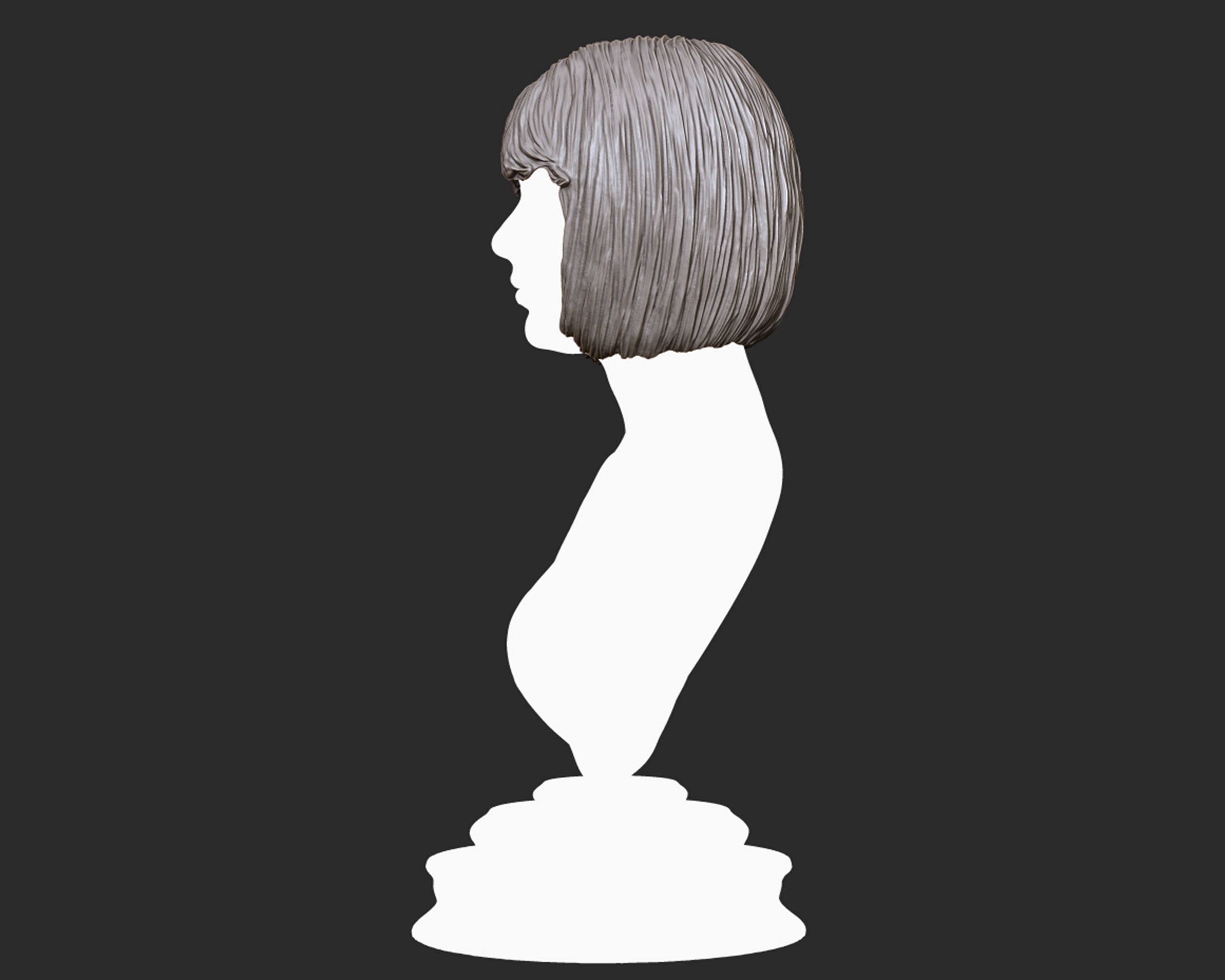 Hairstyle 17 3D print model_5