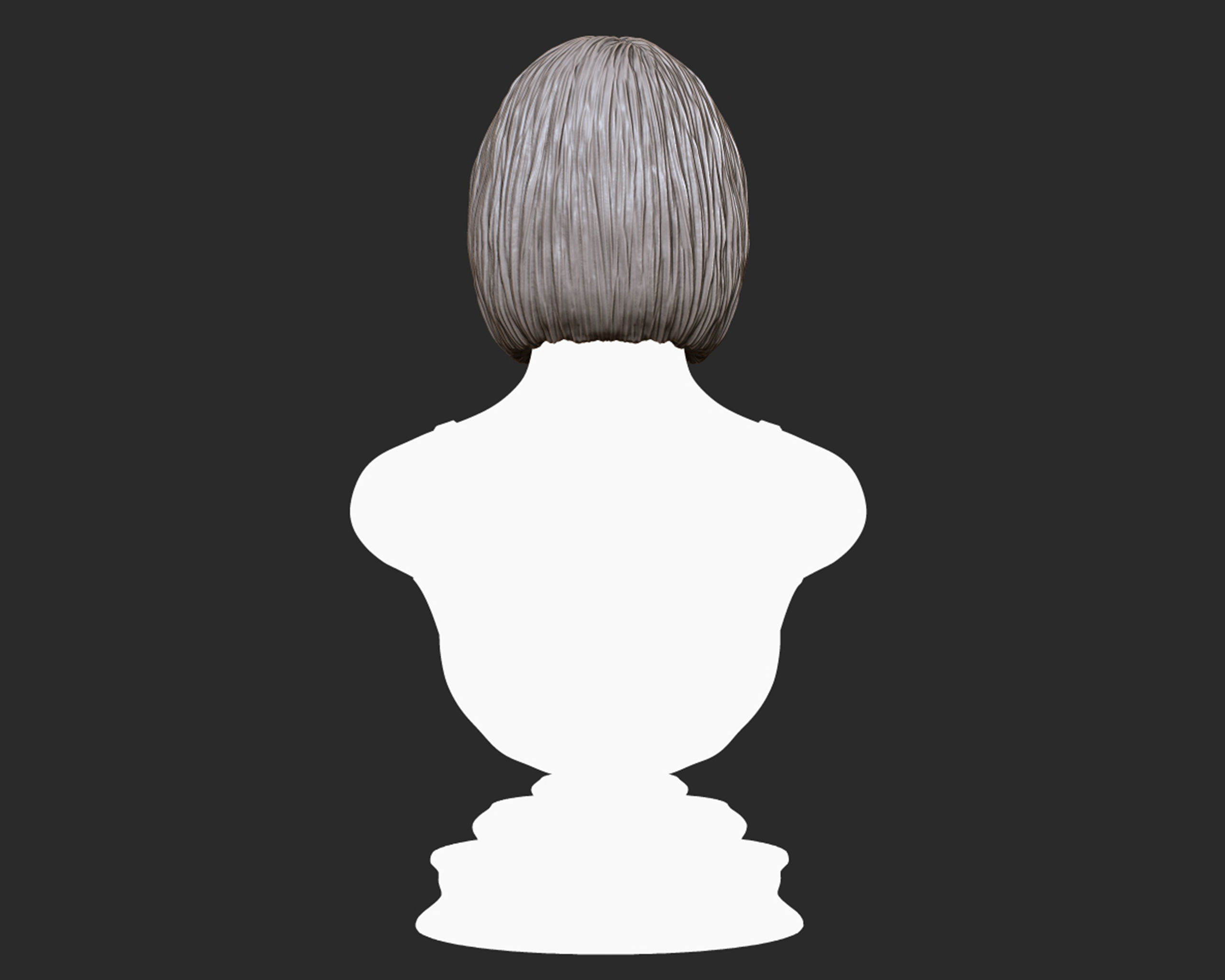 Hairstyle 17 3D print model_4