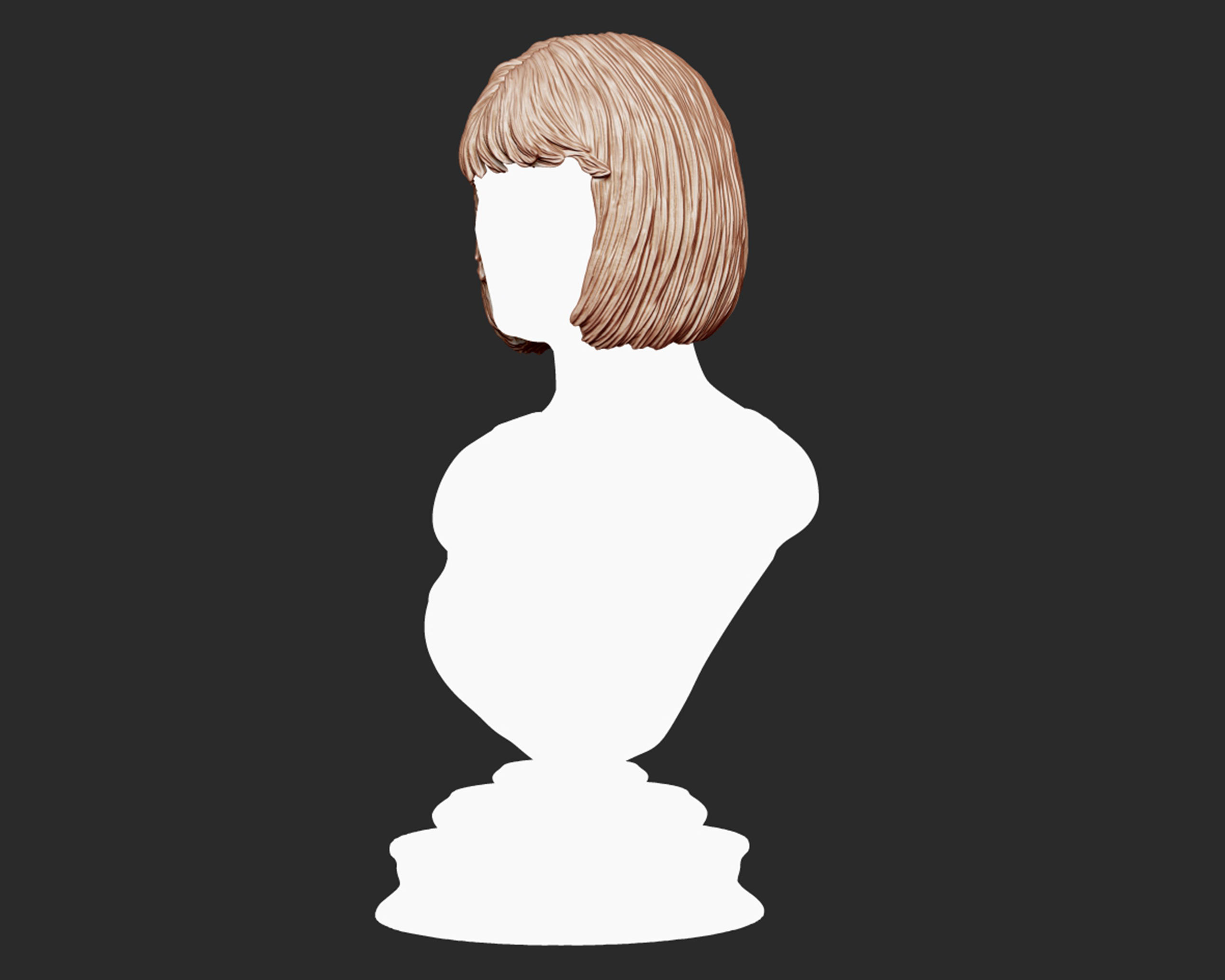 Hairstyle 17 3D print model_11