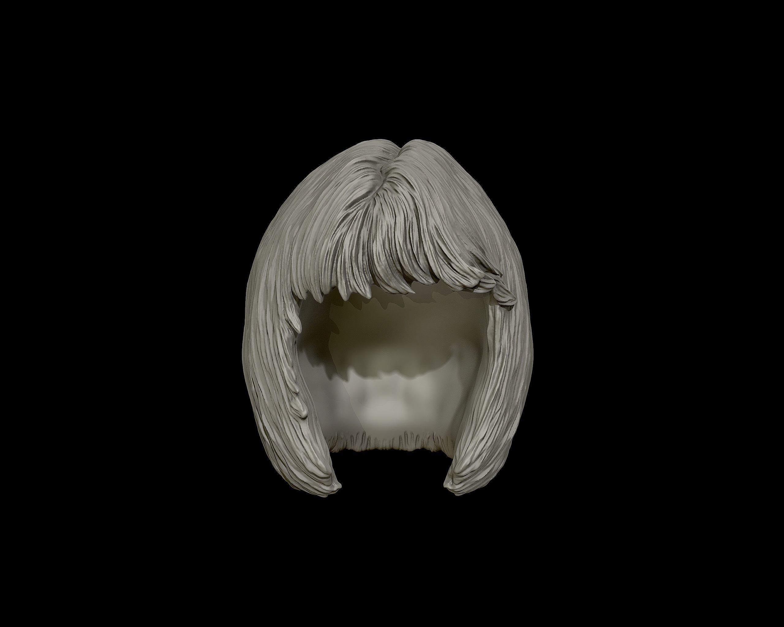 Hairstyle 17 3D print model_12