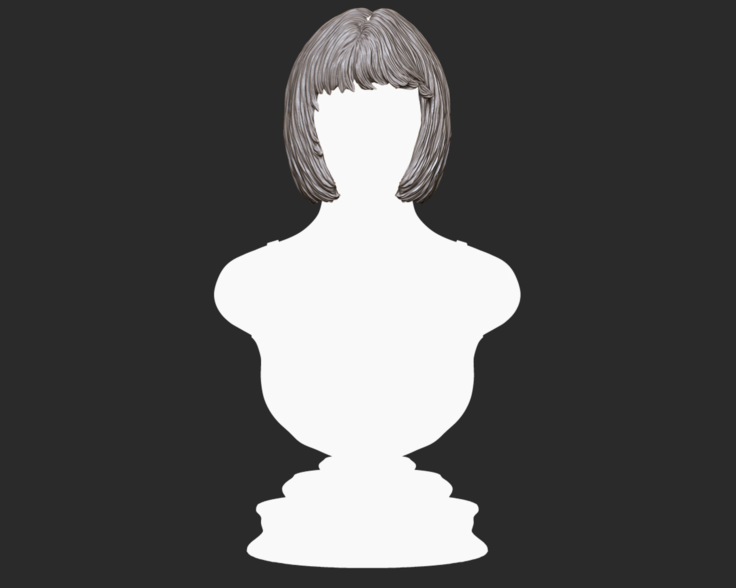 Hairstyle 17 3D print model_2