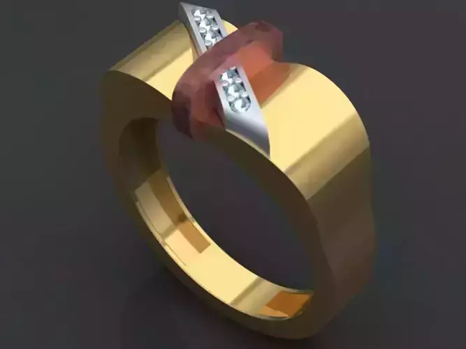 Gold Ring model 