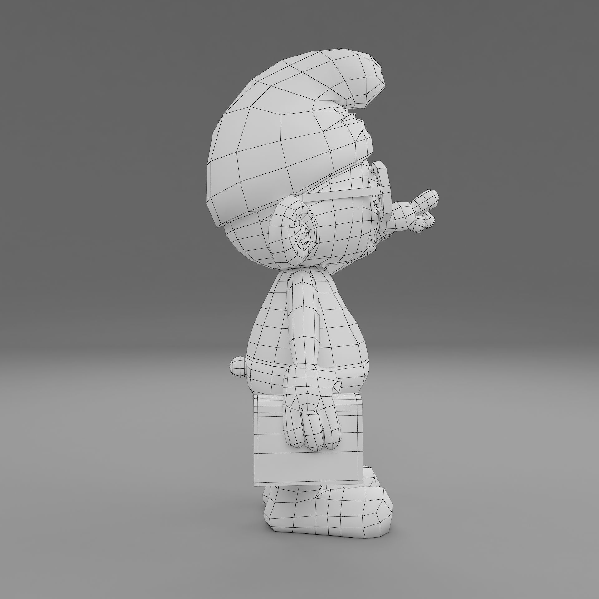 xitrum 2 smurf 3D model_1