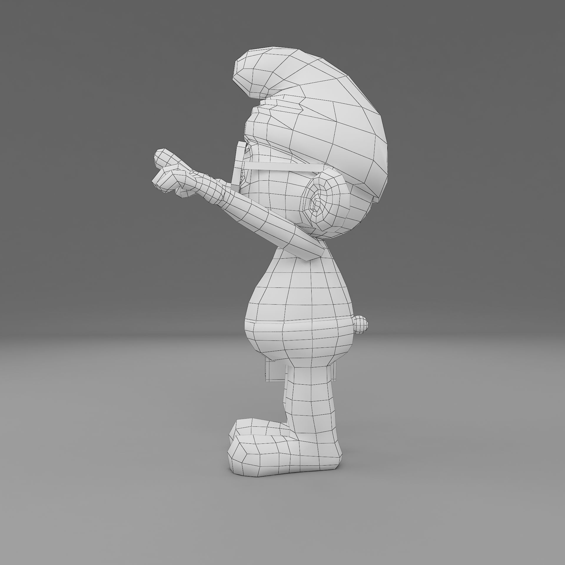 xitrum 2 smurf 3D model_7