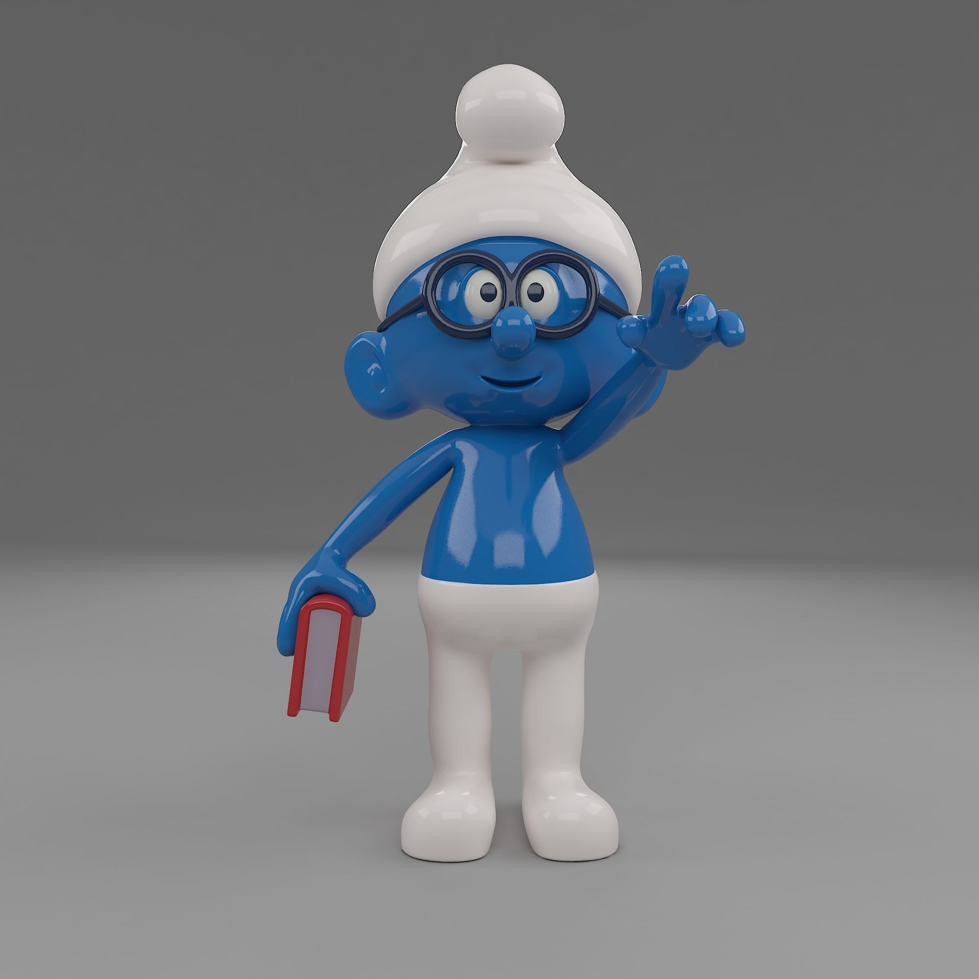 xitrum 2 smurf 3D model_4