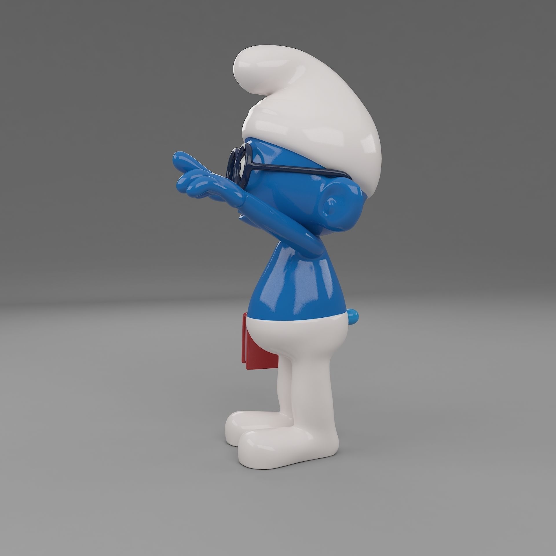 xitrum 2 smurf 3D model_6