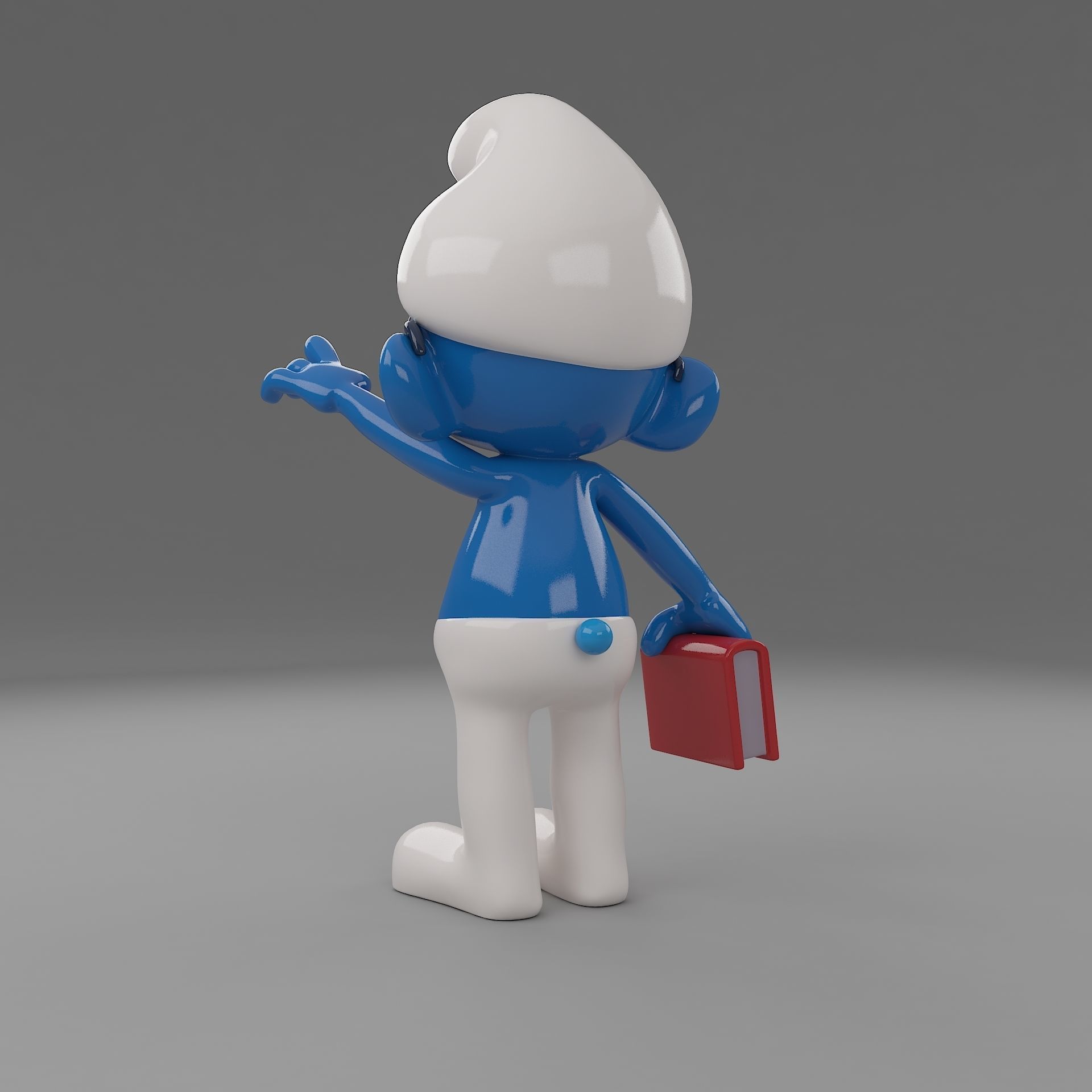 xitrum 2 smurf 3D model_8