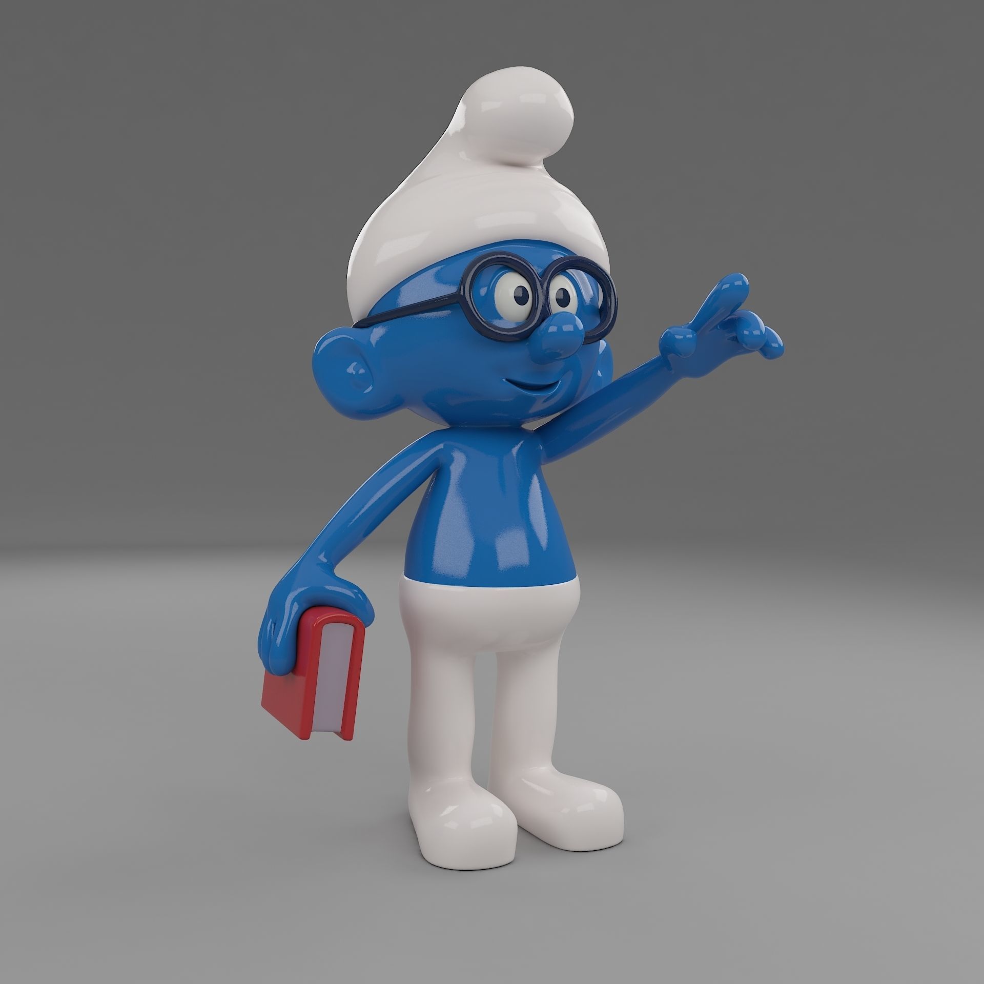 xitrum 2 smurf 3D model_2
