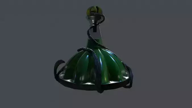 Green Poison Glass Bottle 3D Models