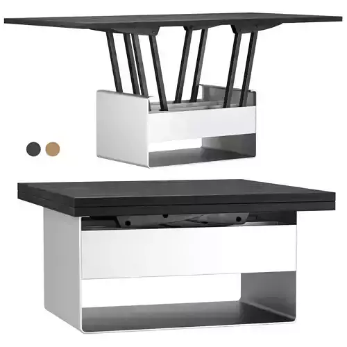 Mesa de centro transformable table Sedit Mesita baja WIND  Low-poly 3D model