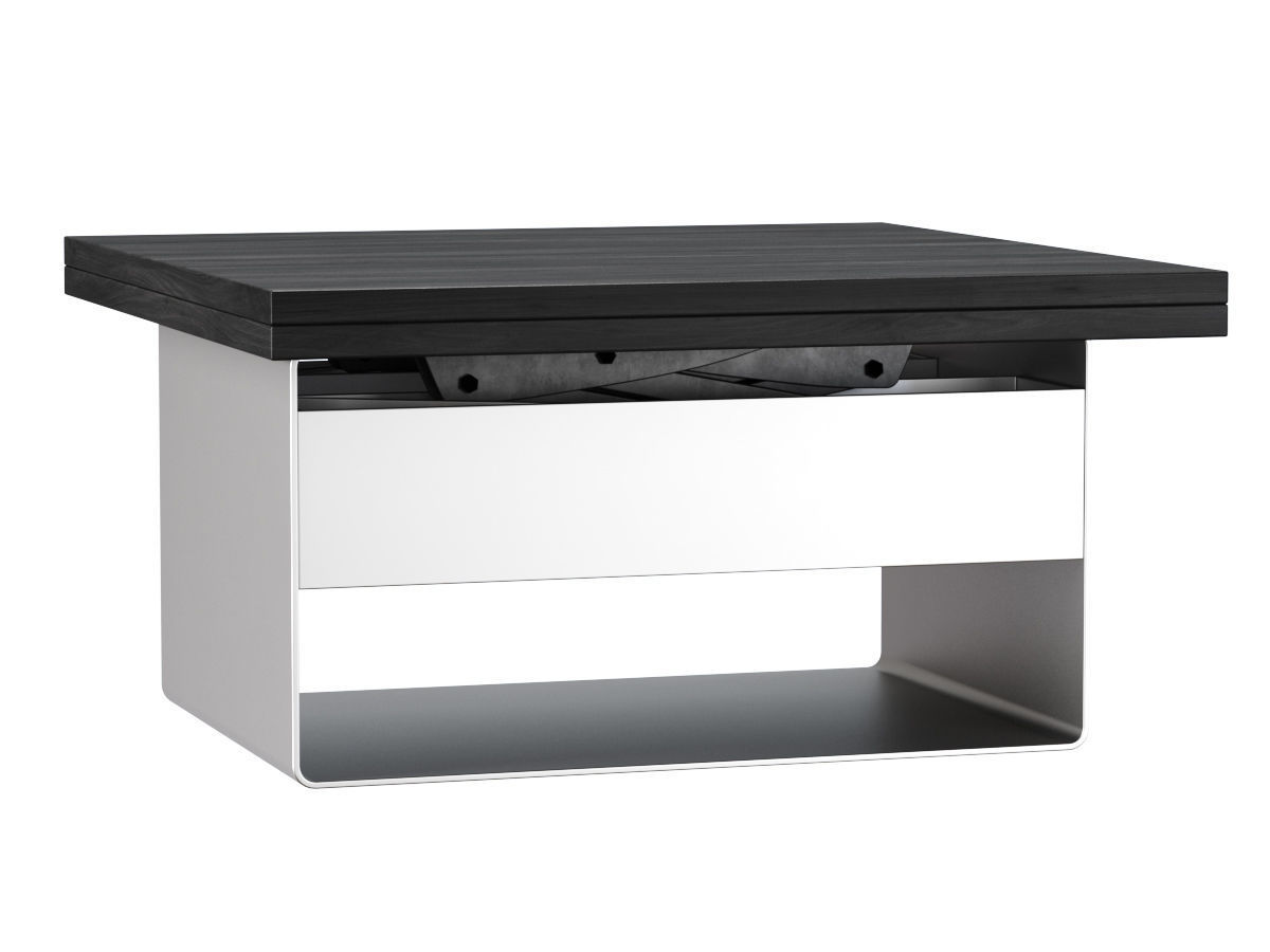 Mesa de centro transformable table Sedit Mesita baja WIND  Low-poly 3D model_2