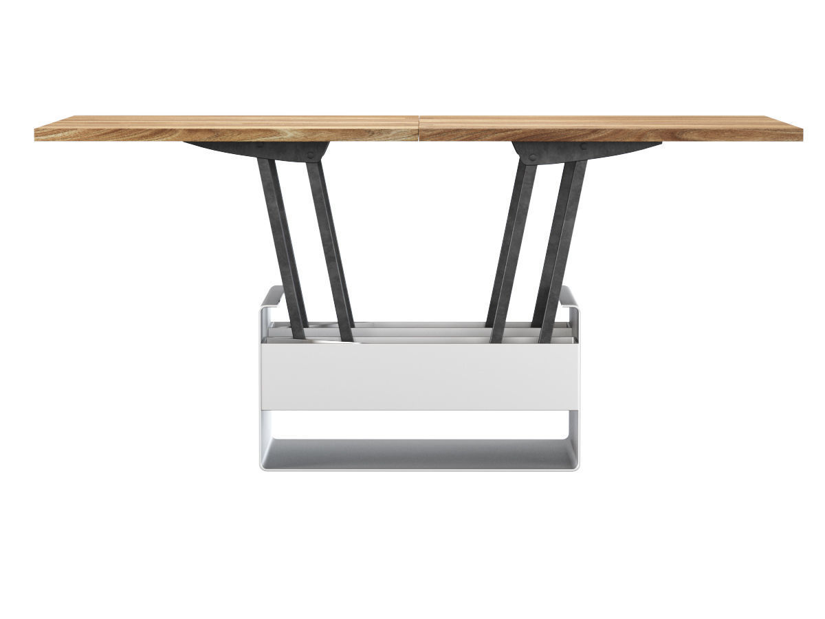 Mesa de centro transformable table Sedit Mesita baja WIND  Low-poly 3D model_7