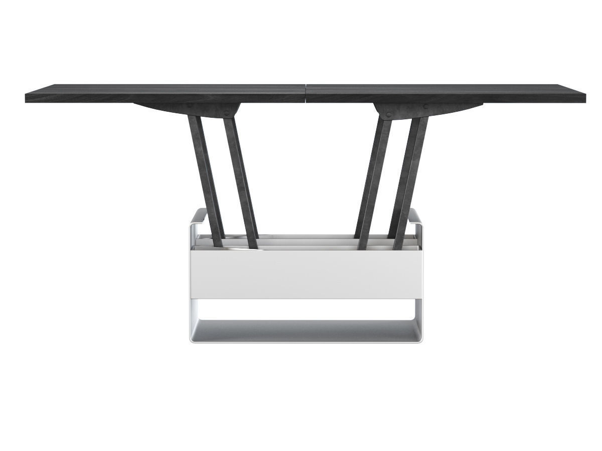 Mesa de centro transformable table Sedit Mesita baja WIND  Low-poly 3D model_4