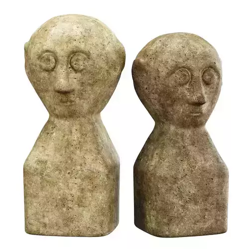 Decorative antique sculptures 