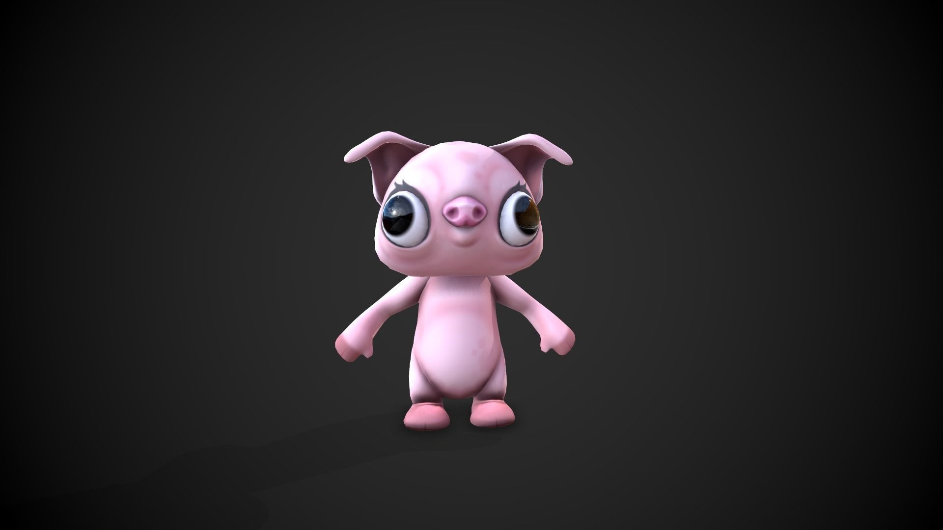 Stylized Animal Characters Low-poly 3D model_3