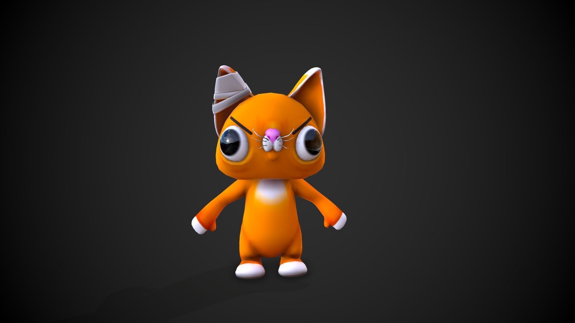 Stylized Animal Characters Low-poly 3D model_4