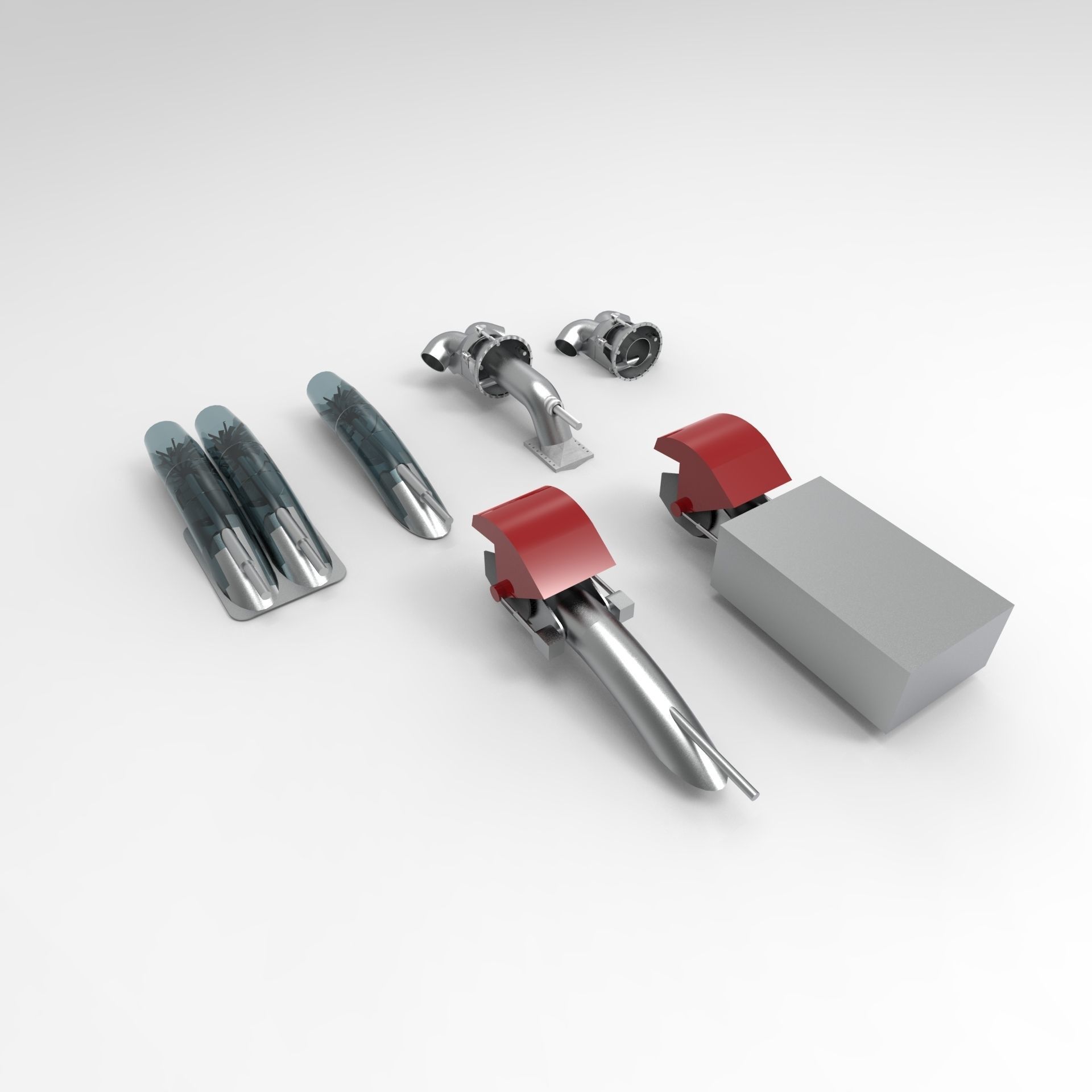 Water Jet Propulsion 3D model_4