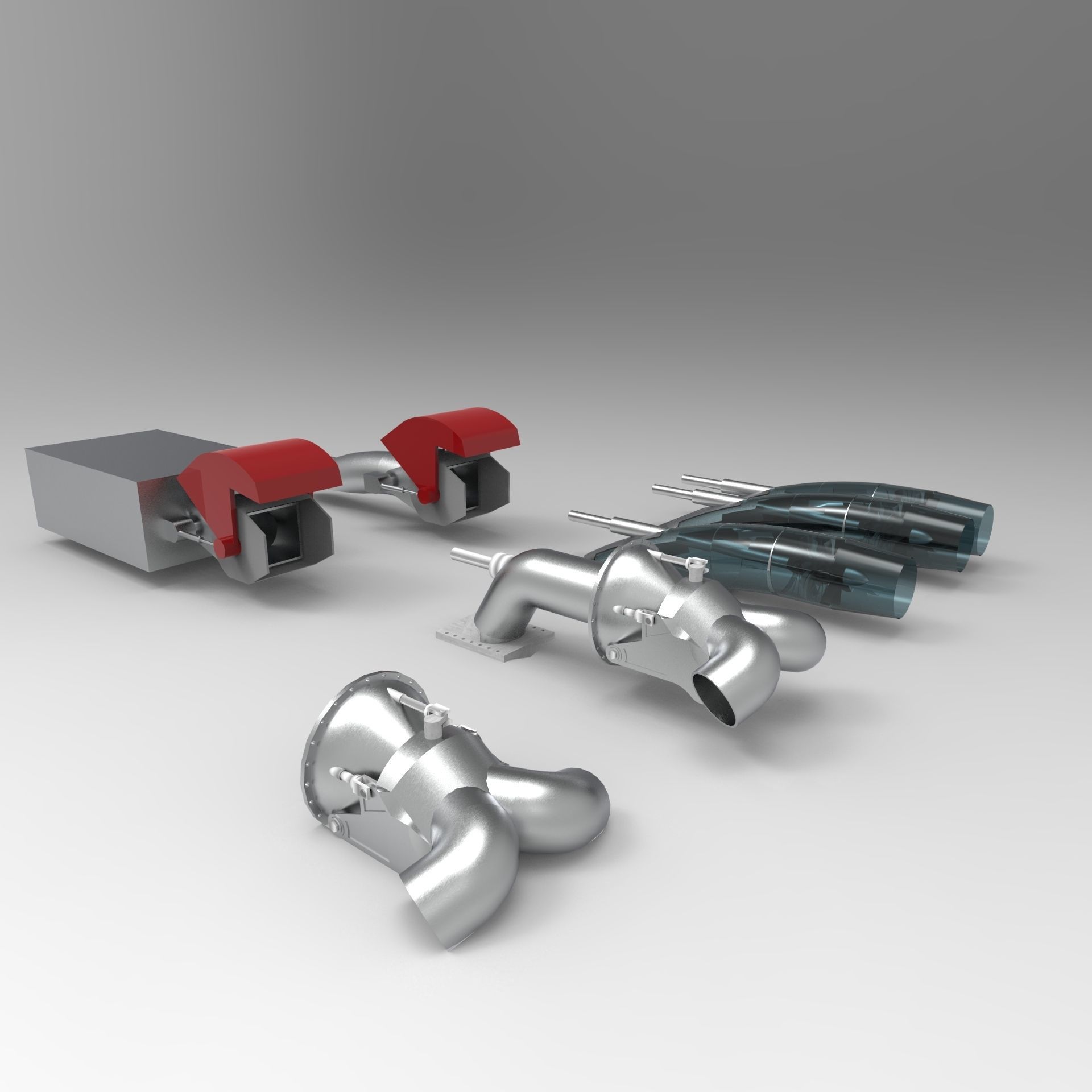 Water Jet Propulsion 3D model_2