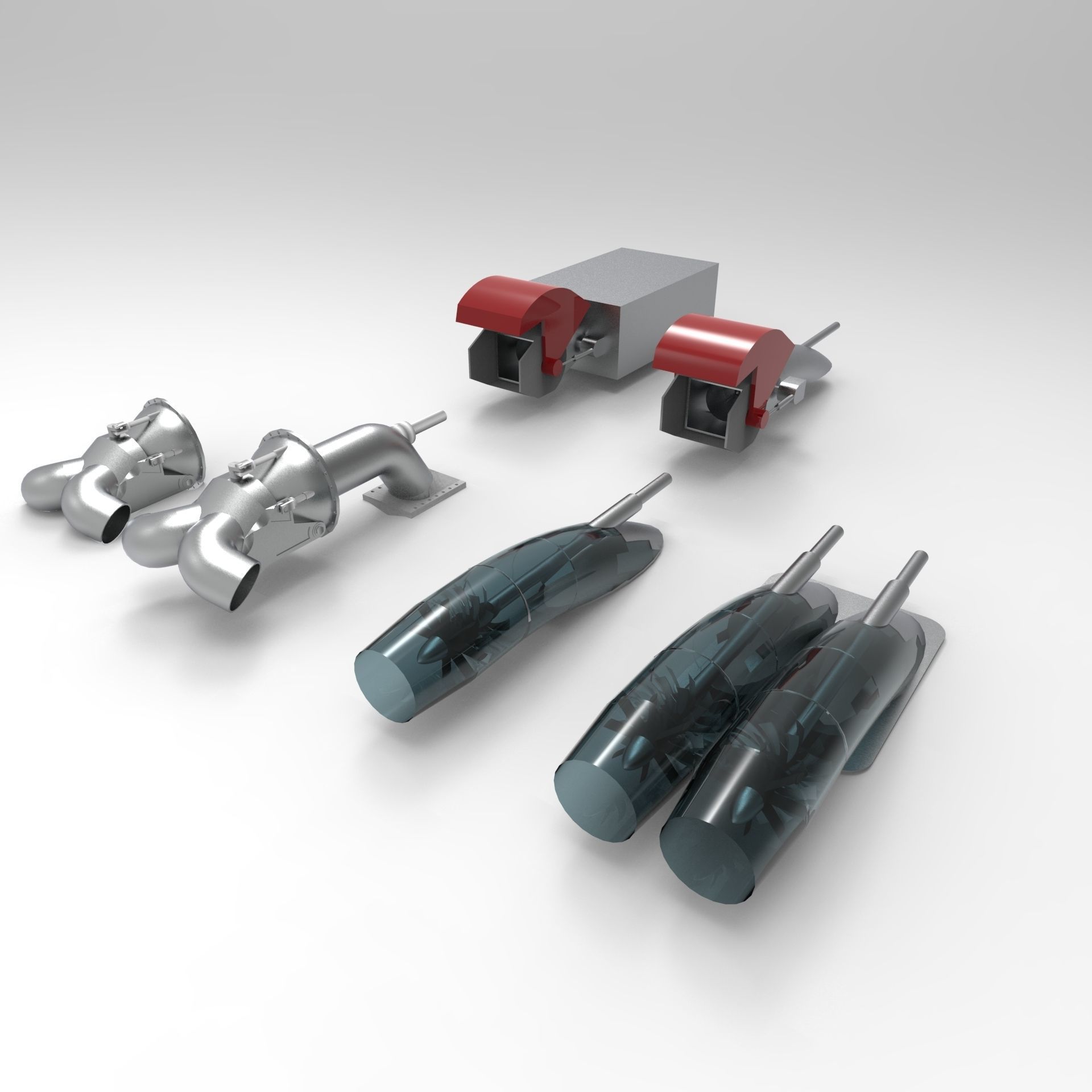 Water Jet Propulsion 3D model_7