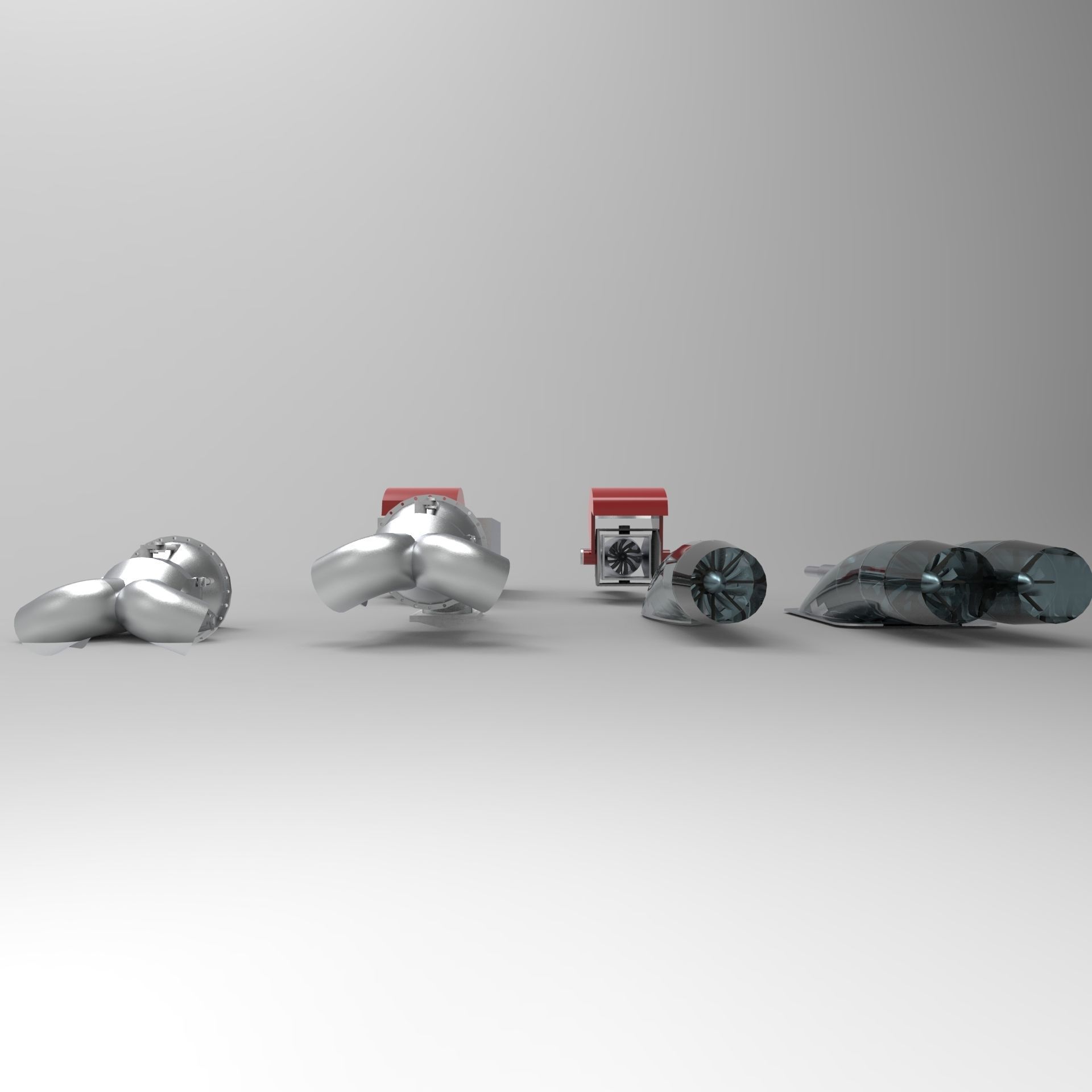 Water Jet Propulsion 3D model_1