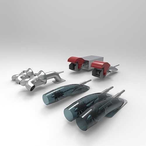 Water Jet Propulsion 3D model