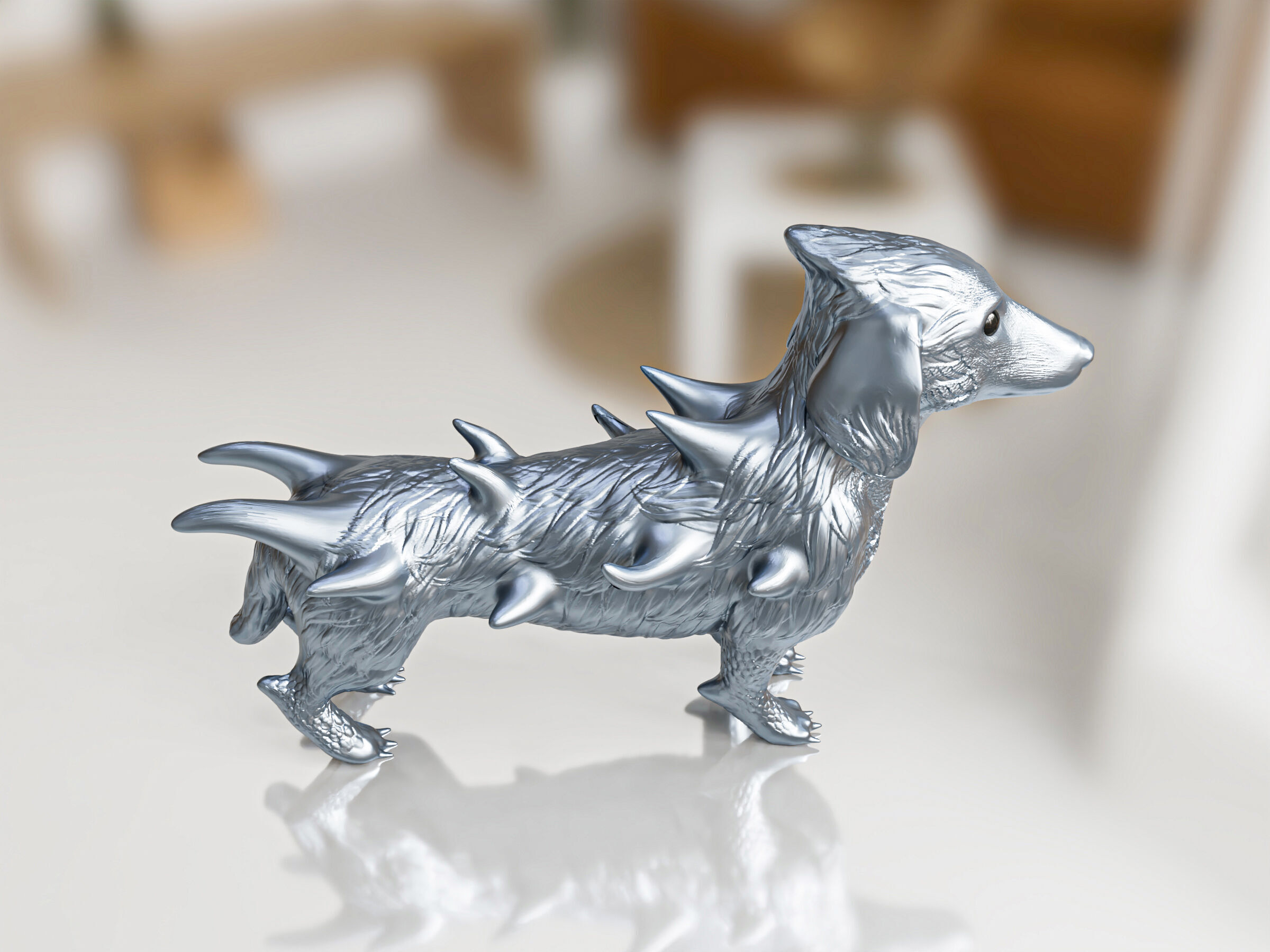 Adorable Alien Puppy 3D print model_3