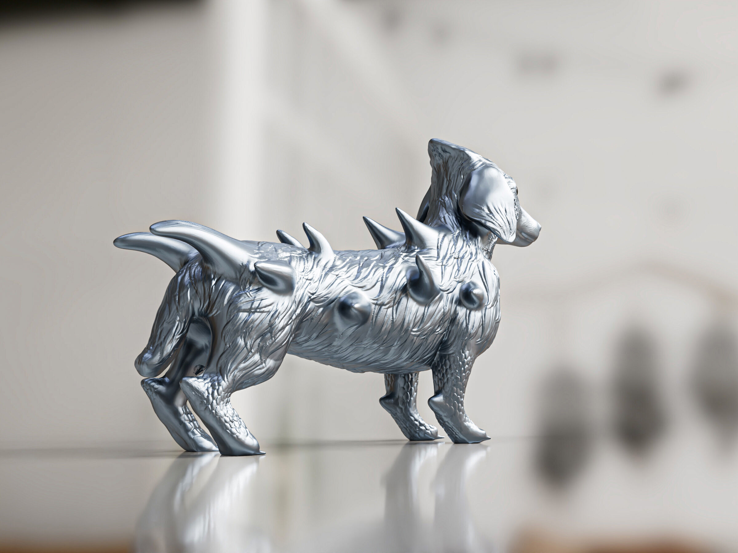 Adorable Alien Puppy 3D print model_4