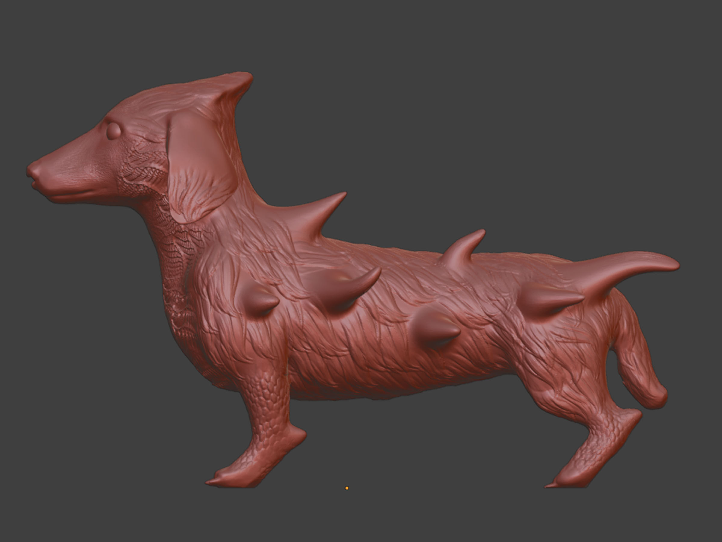 Adorable Alien Puppy 3D print model_6