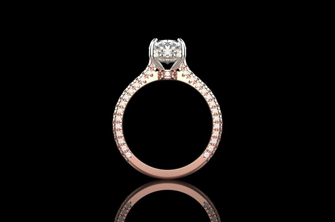 diamond ring  3d printing 3D print model_2