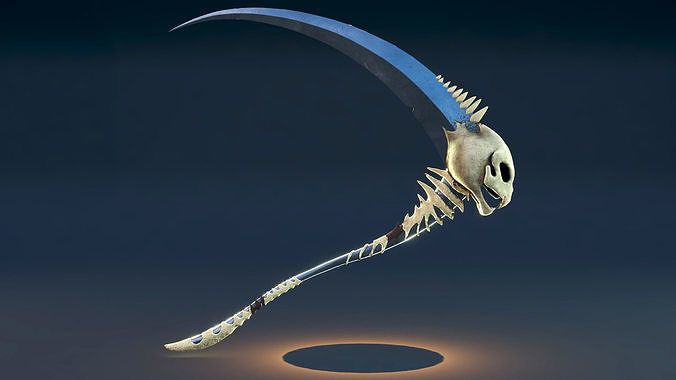 Reaper Scythe- Weapon Design 3D model