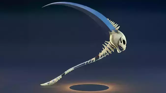 Reaper Scythe- Weapon Design 3D model