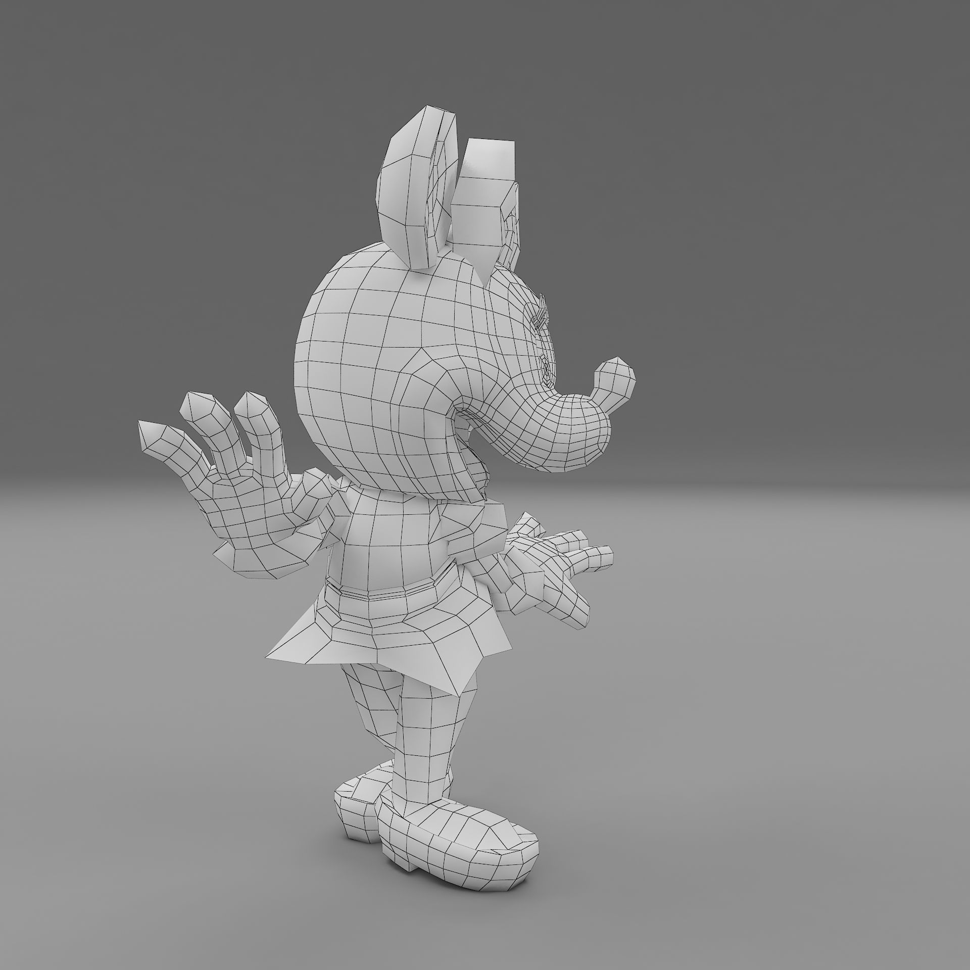 mickey mouse 2 3D model_7