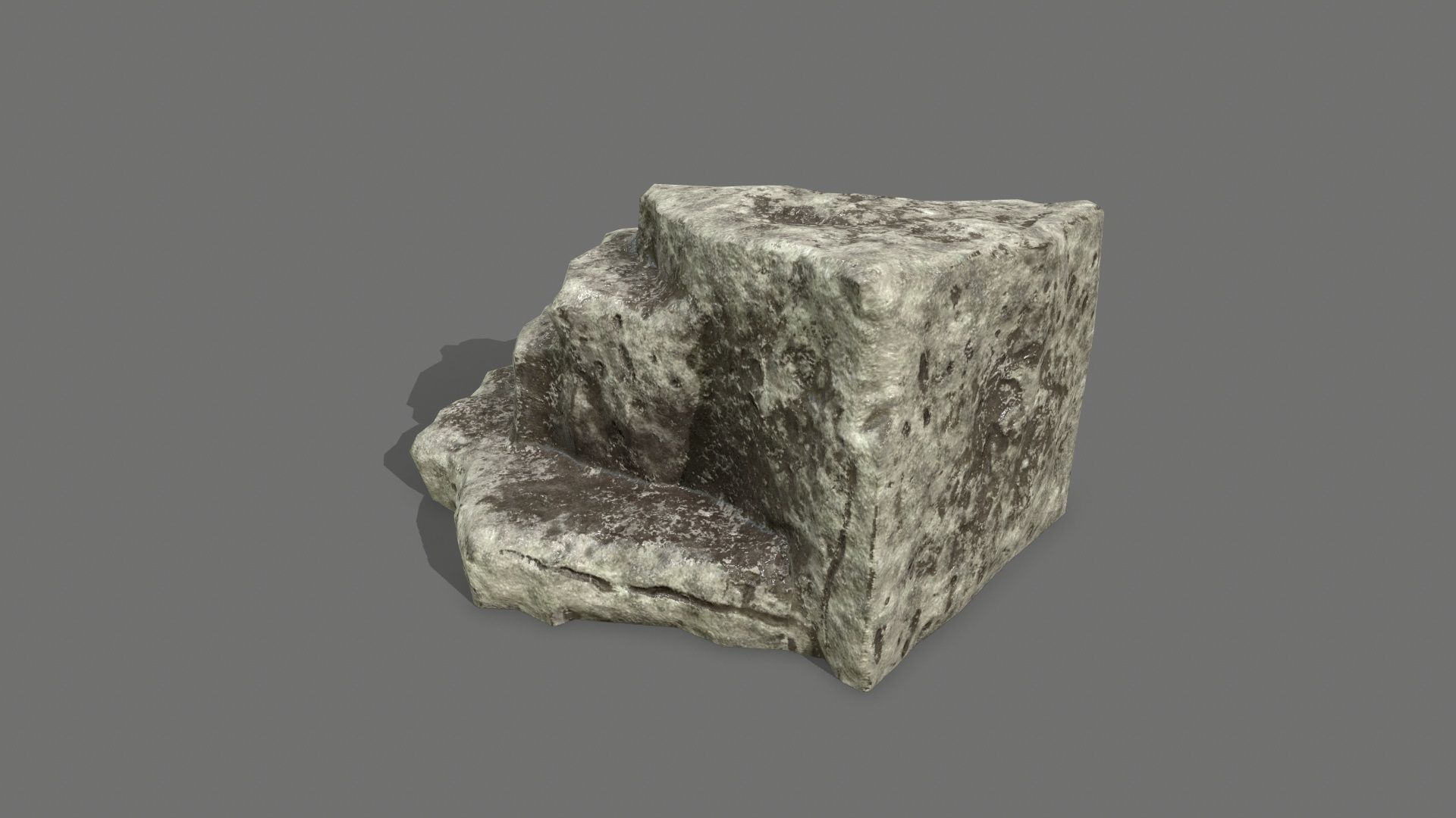 Rock Set Low-poly 3D model_13