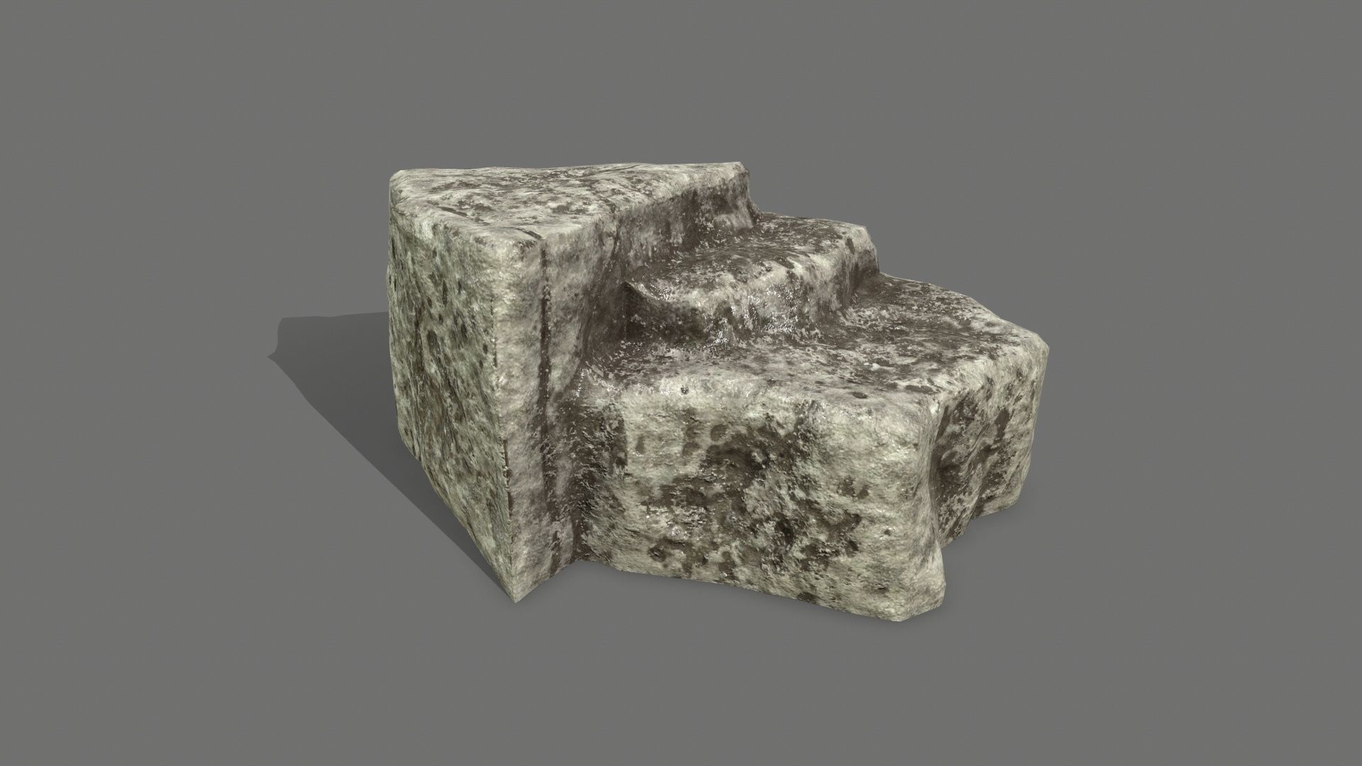 Rock Set Low-poly 3D model_12