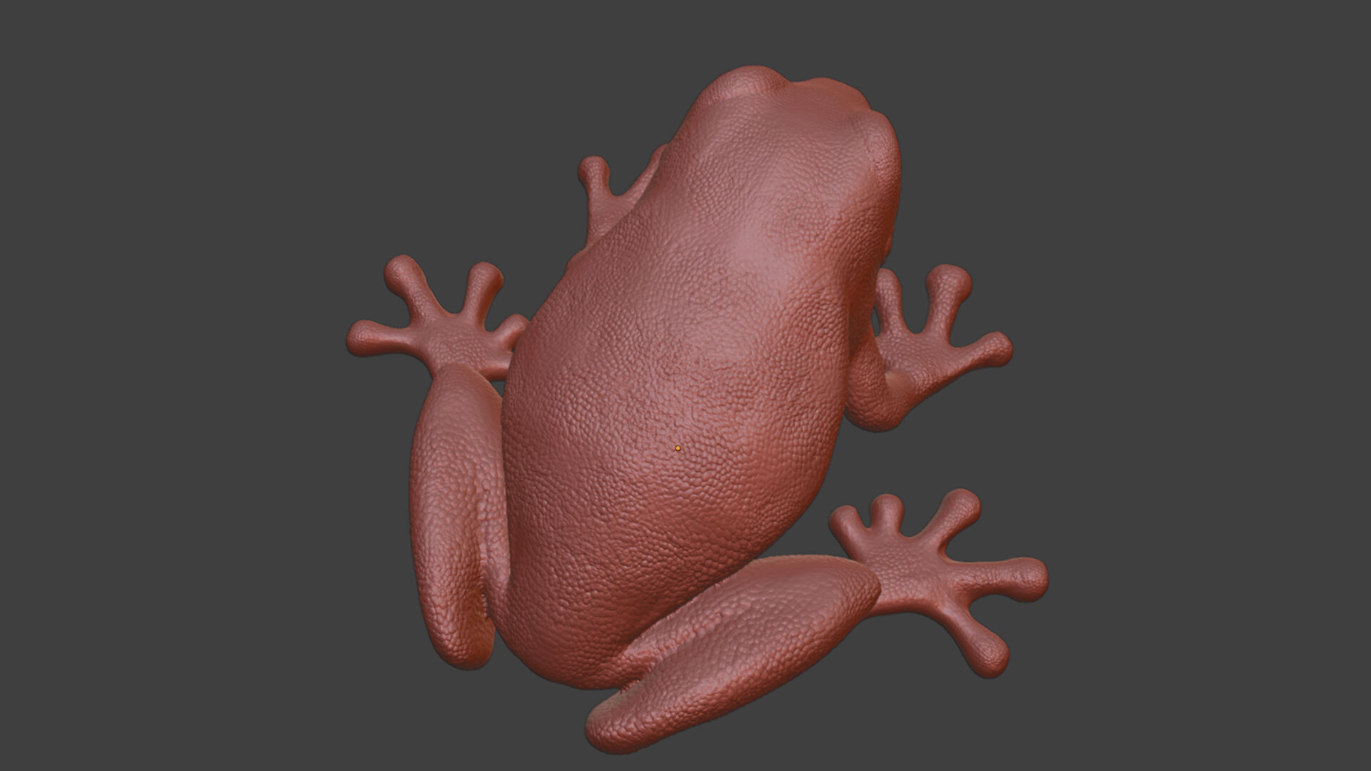 Silver Frog Toy 3D print model_7