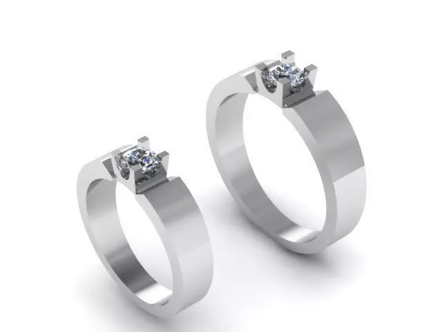 wedding band Free 3D print model