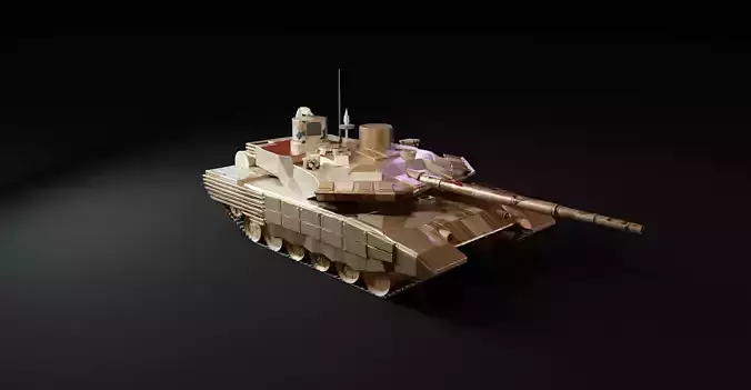 T-90MS Tank Free 3D model