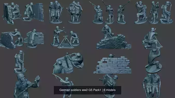 German soldiers ww2 G5 Pack1