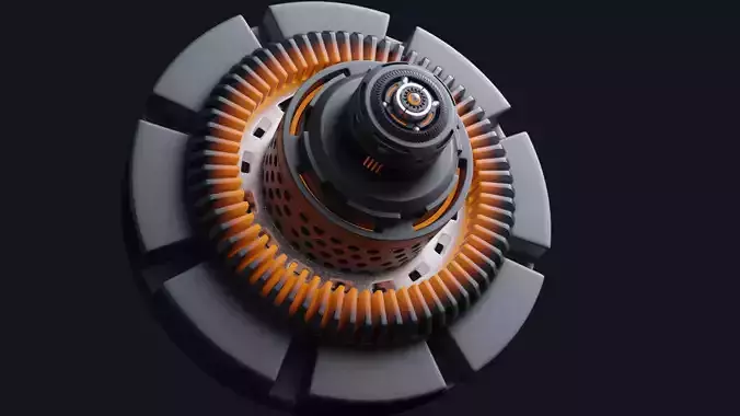 Mechanism rotating wheel