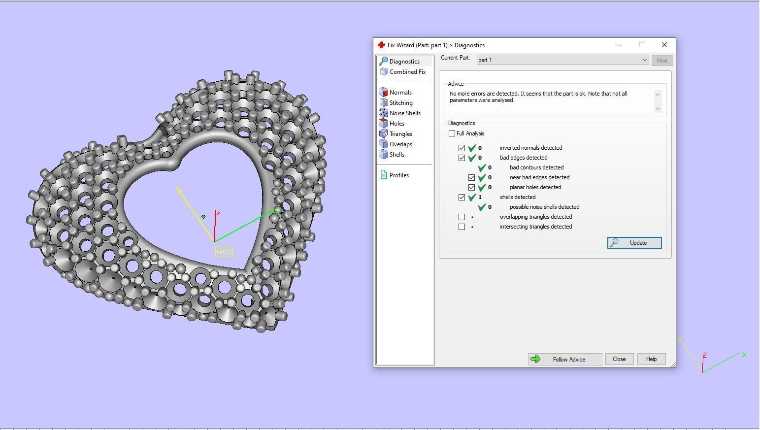 heart penndant 3D print model_10