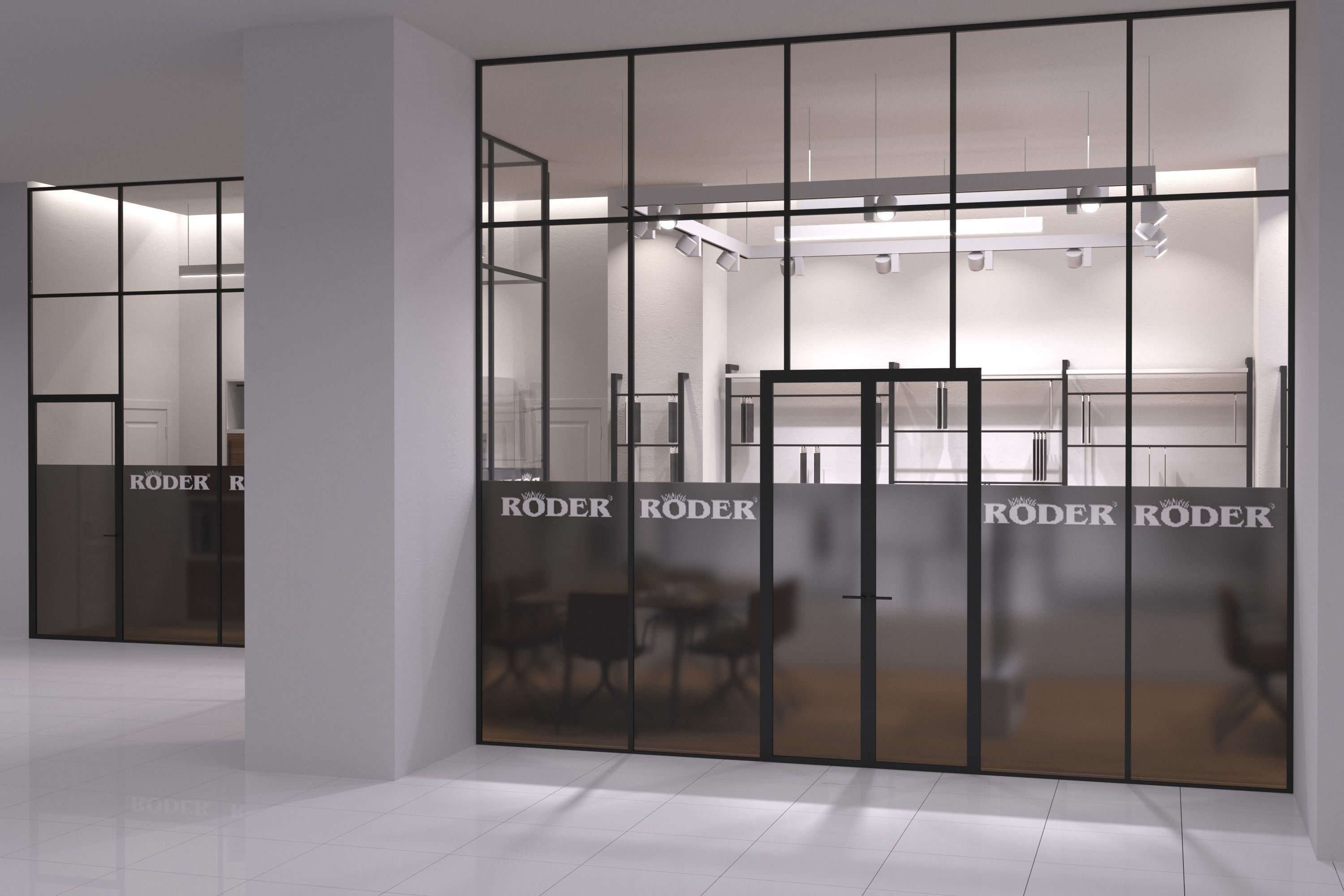 Office degree room 3D model_2