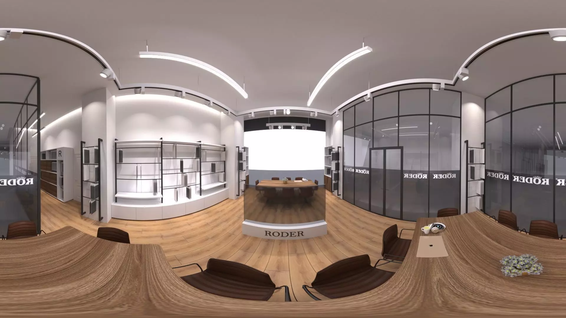 Office degree room 3D model_0