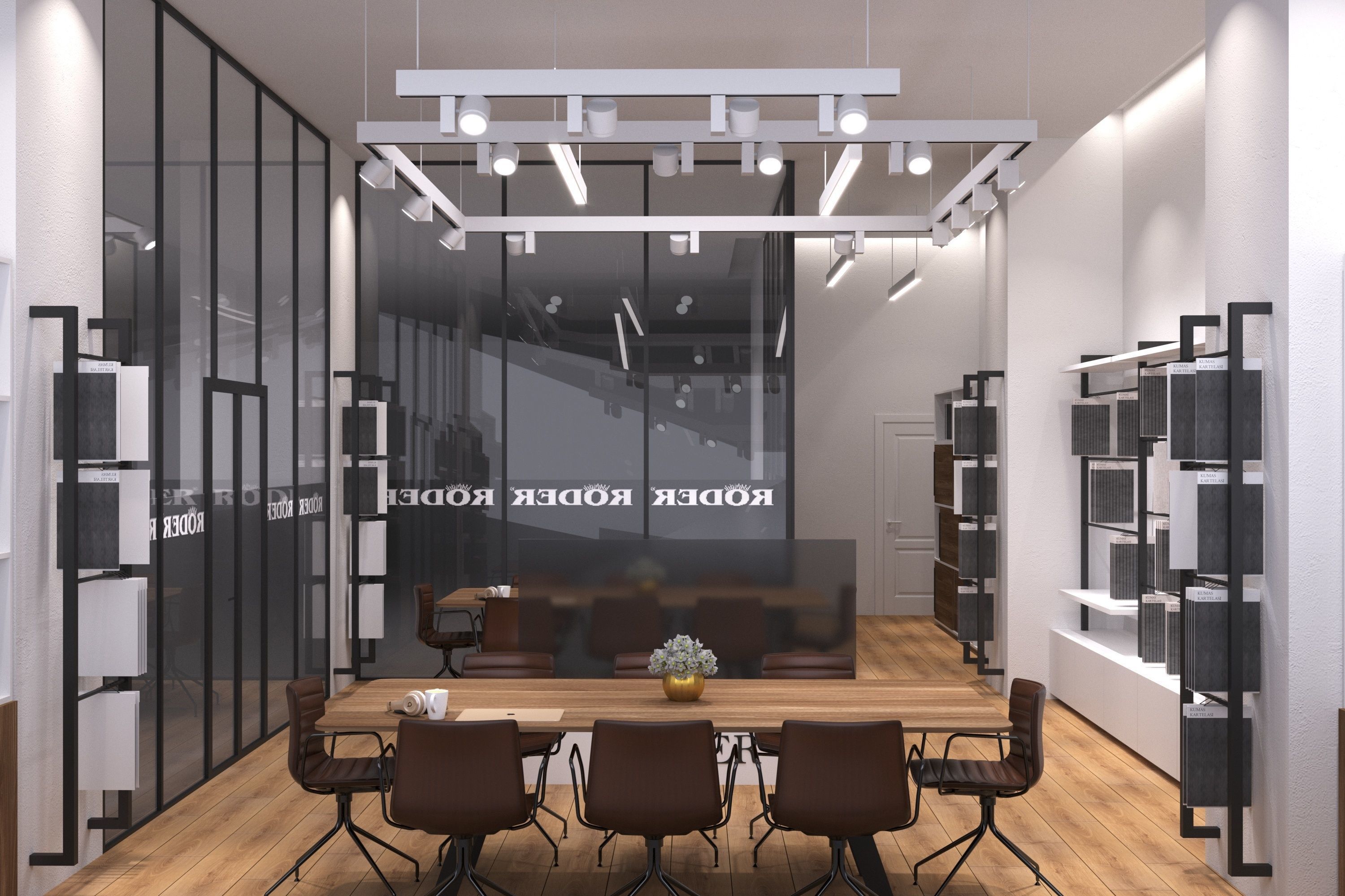 Office degree room 3D model_1