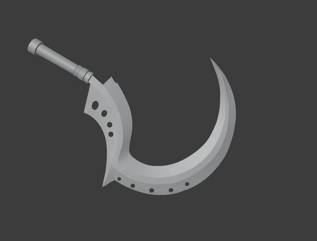 Noob Saibot sickle from Mortal Kombat 11 - Blacksmith 3D print model_8