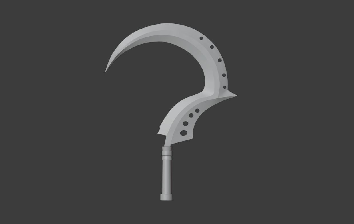 Noob Saibot sickle from Mortal Kombat 11 - Blacksmith 3D print model_1