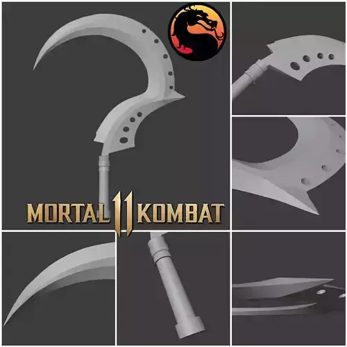 Noob Saibot sickle from Mortal Kombat 11 - Blacksmith 3D print model