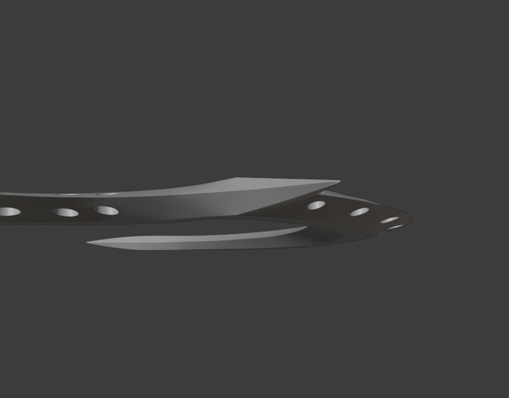 Noob Saibot sickle from Mortal Kombat 11 - Blacksmith 3D print model_6