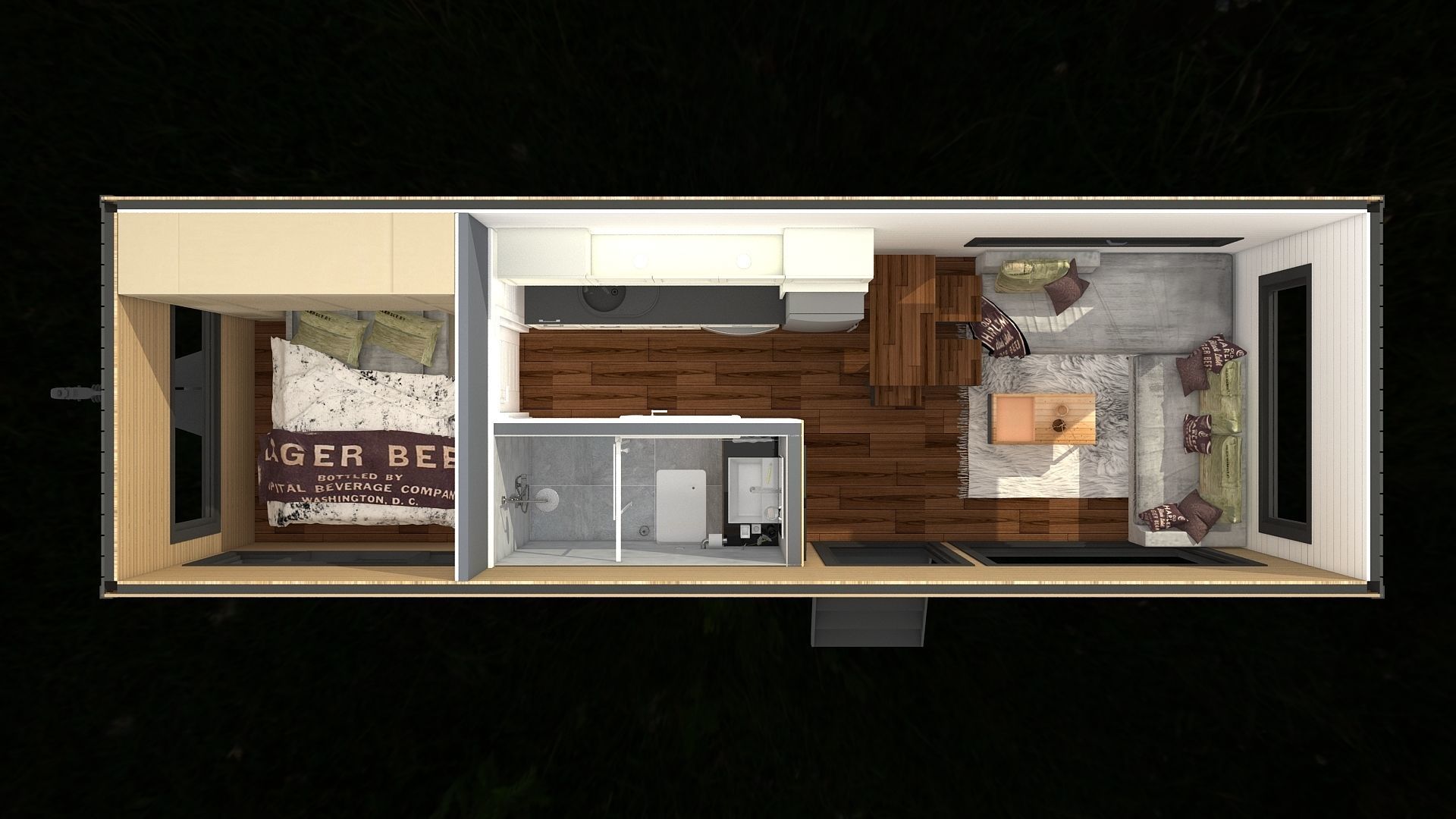 tiny house 3D model_7